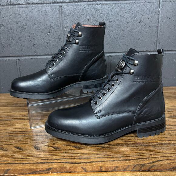 Marc Buchanan Pelle Pelle black leather combat boots Men’s 11 Made in Italy main image 6